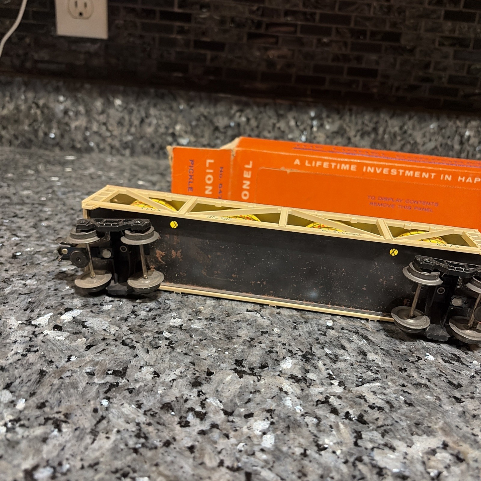 Postwar Lionel 6475 Pickle Vat Car From 1960~w/OB