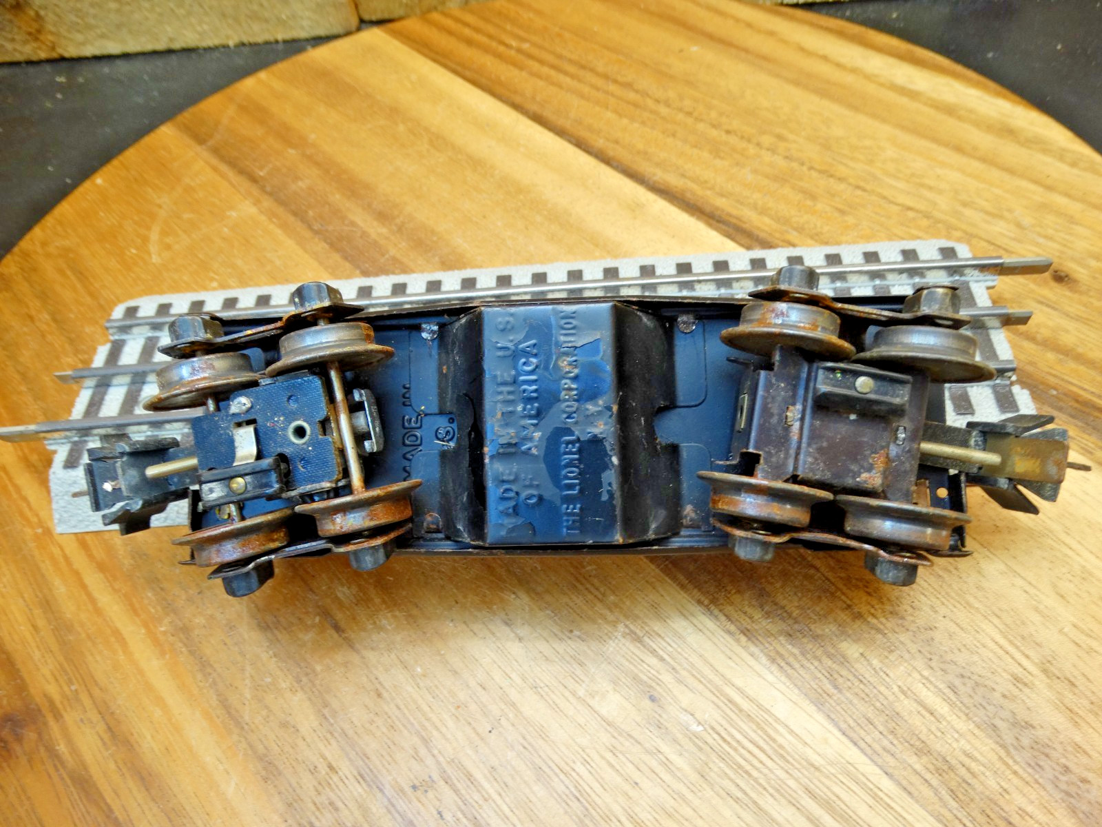 Lionel 027 Gauge Pre War All Metal Lionel 3652 Side Gate Dump Gondola