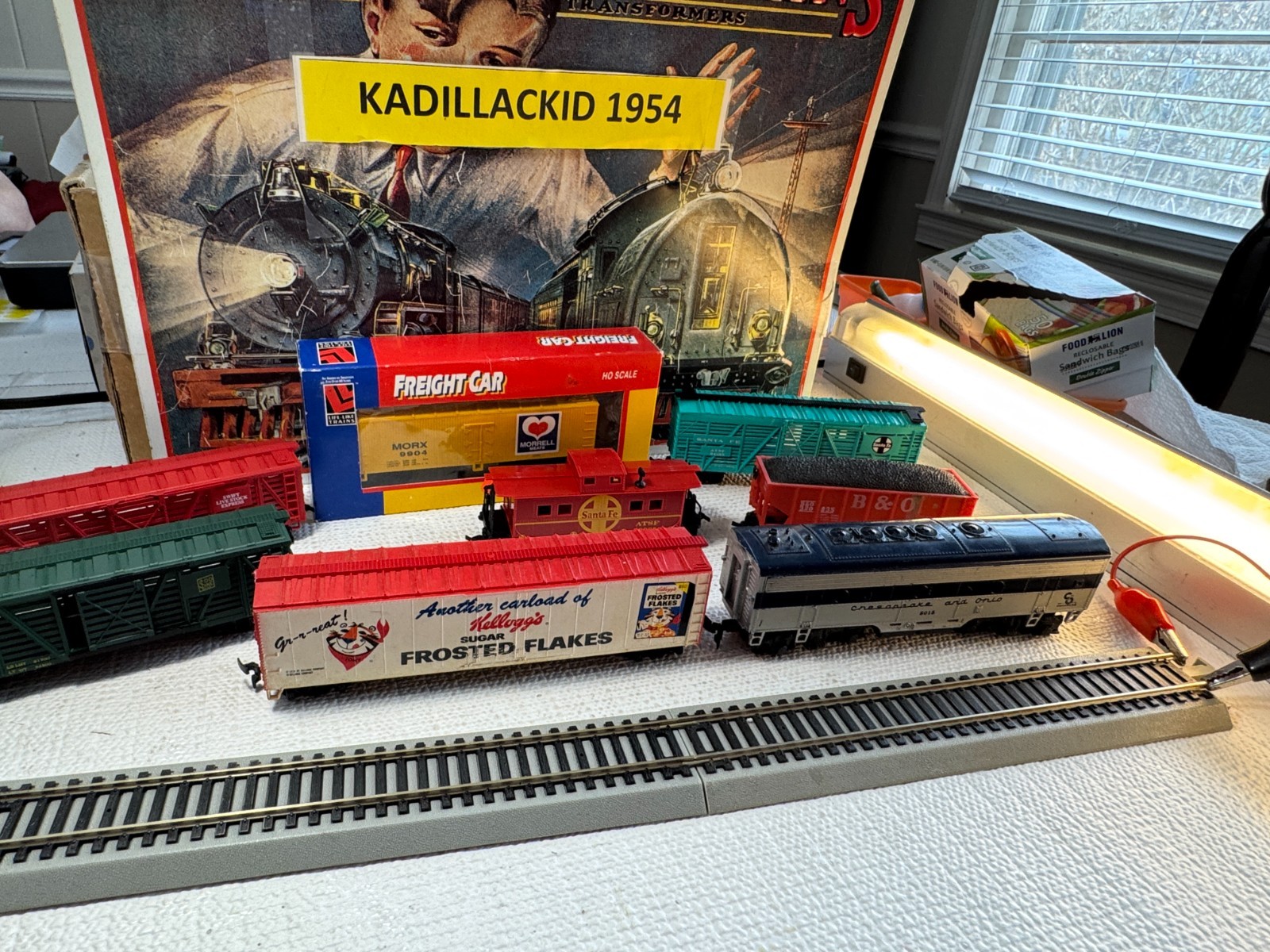 🚂 HO -LIFE LIKE , BACHMANN 8 VARIOUS ROLLING STOCK 💥H3753