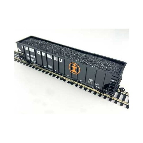 Bowser HO Scale ~ Real Coal Load Walthers Mainline 100 Ton 4 Bay Hopper ~ 2 Pack