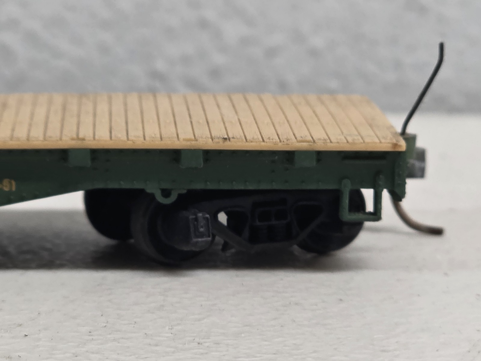 Mantua HO Scale Model Railroad Flat Car Great Northern 42953 PARTS/REPAIR AS-IS