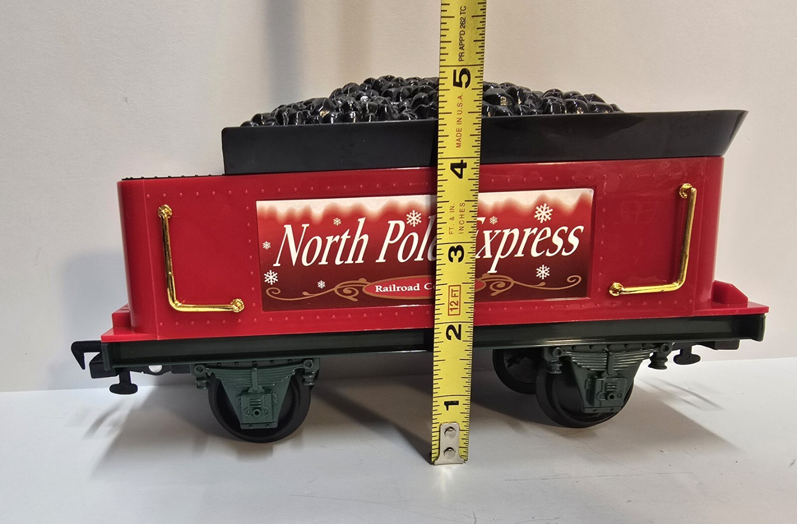 Scientific Toys Eztec G Gauge North Pole Express Train Coal Car North Pole Motio