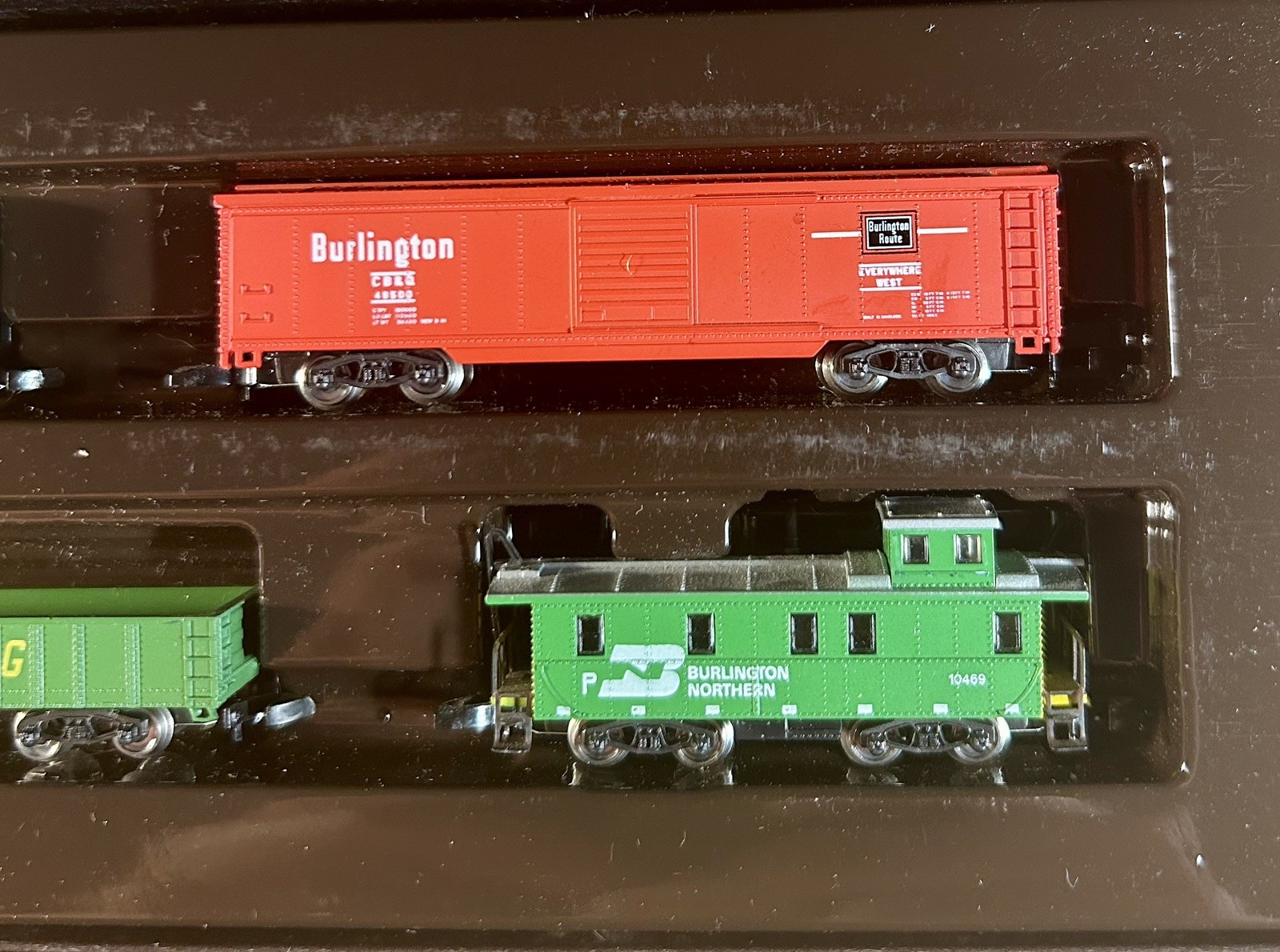 Marklin 8003A Z Scale Burlington Northern Train Set Tested