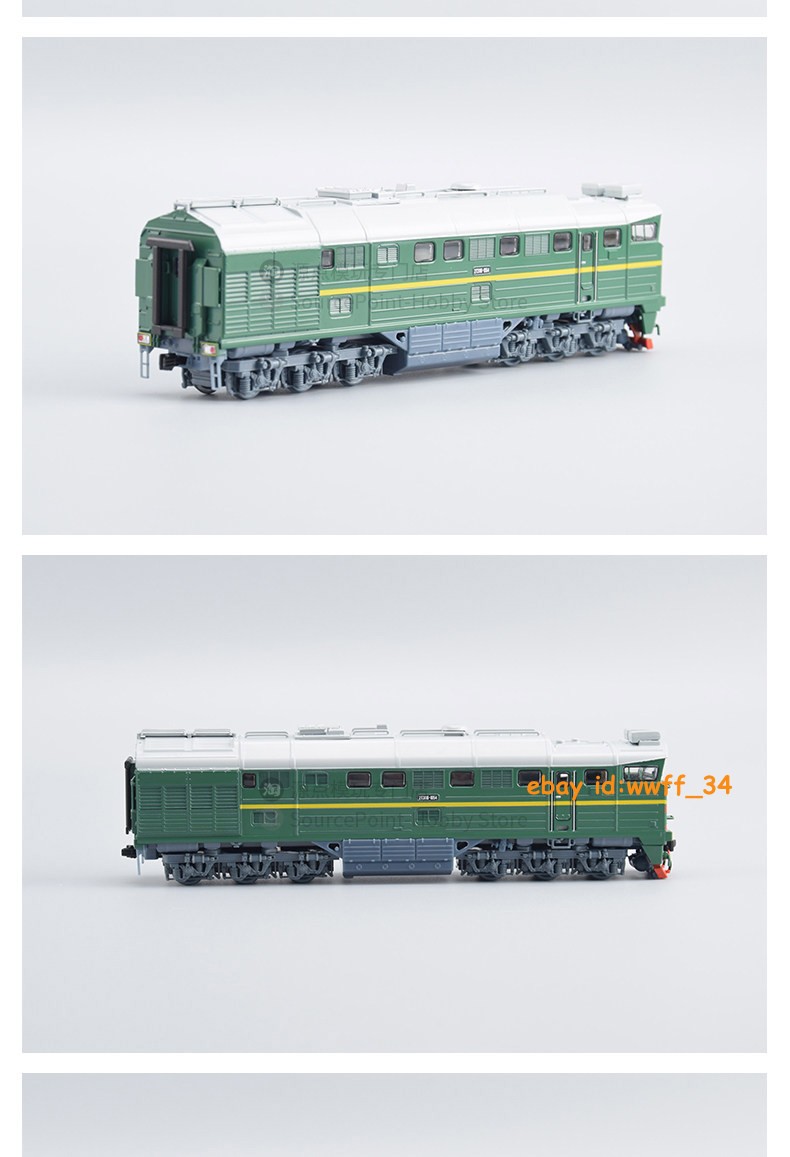1/87 HO Ratio Soviet Union Russia 2TE116 Diesel Heavy-duty Freight Train Model