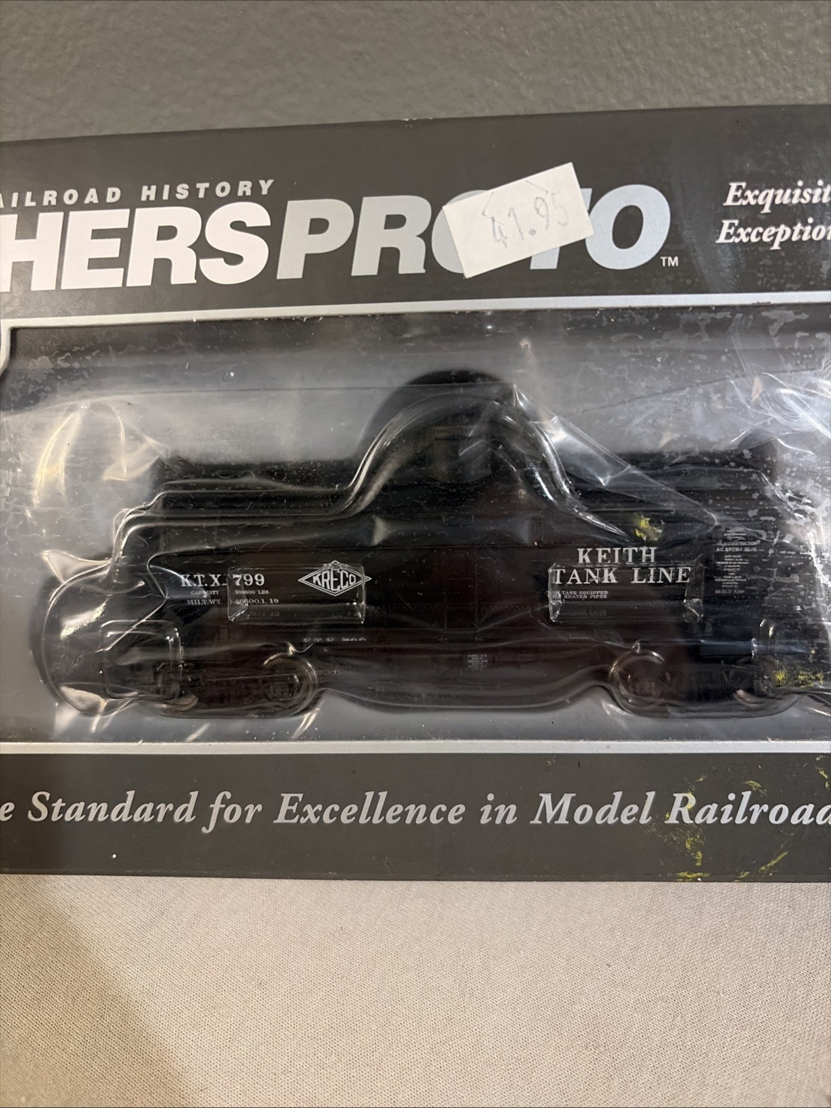 Walthers Proto HO 920-100522 KEITH TANK LINES ACF 10,000 GALLON TANK CAR KTX 799