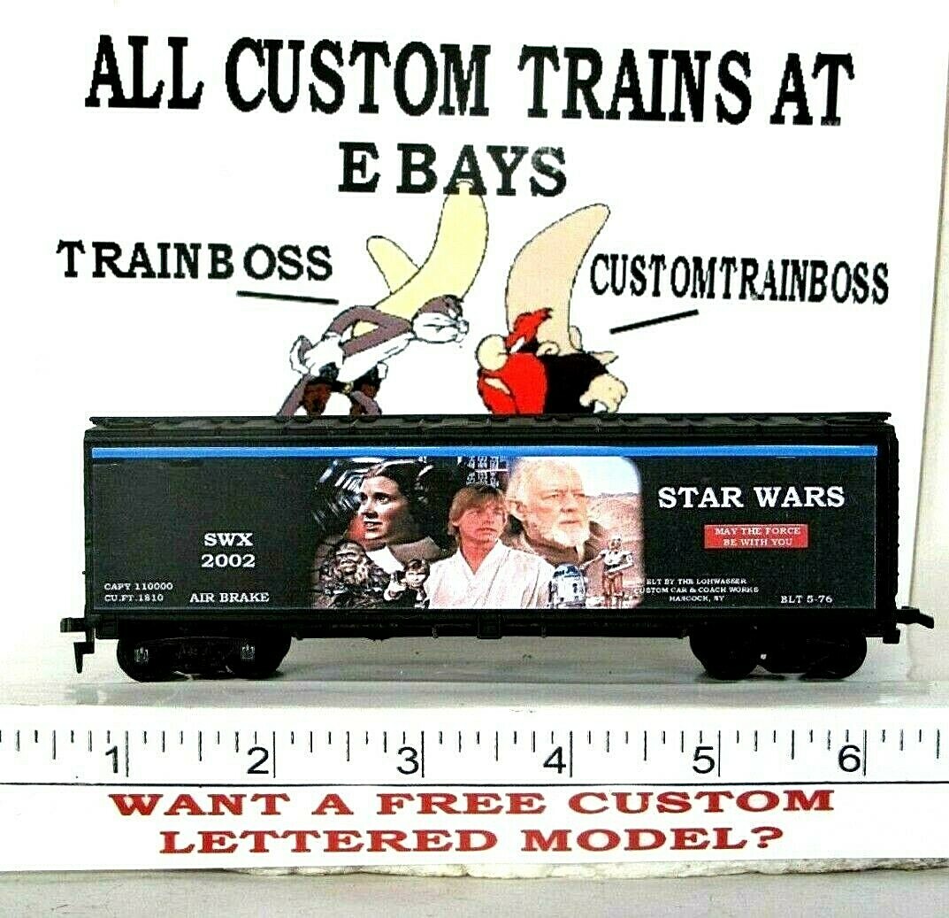 HO SCALE CUSTOM LETTERED STAR WARS REEFER 🛸🛸🛸🛸