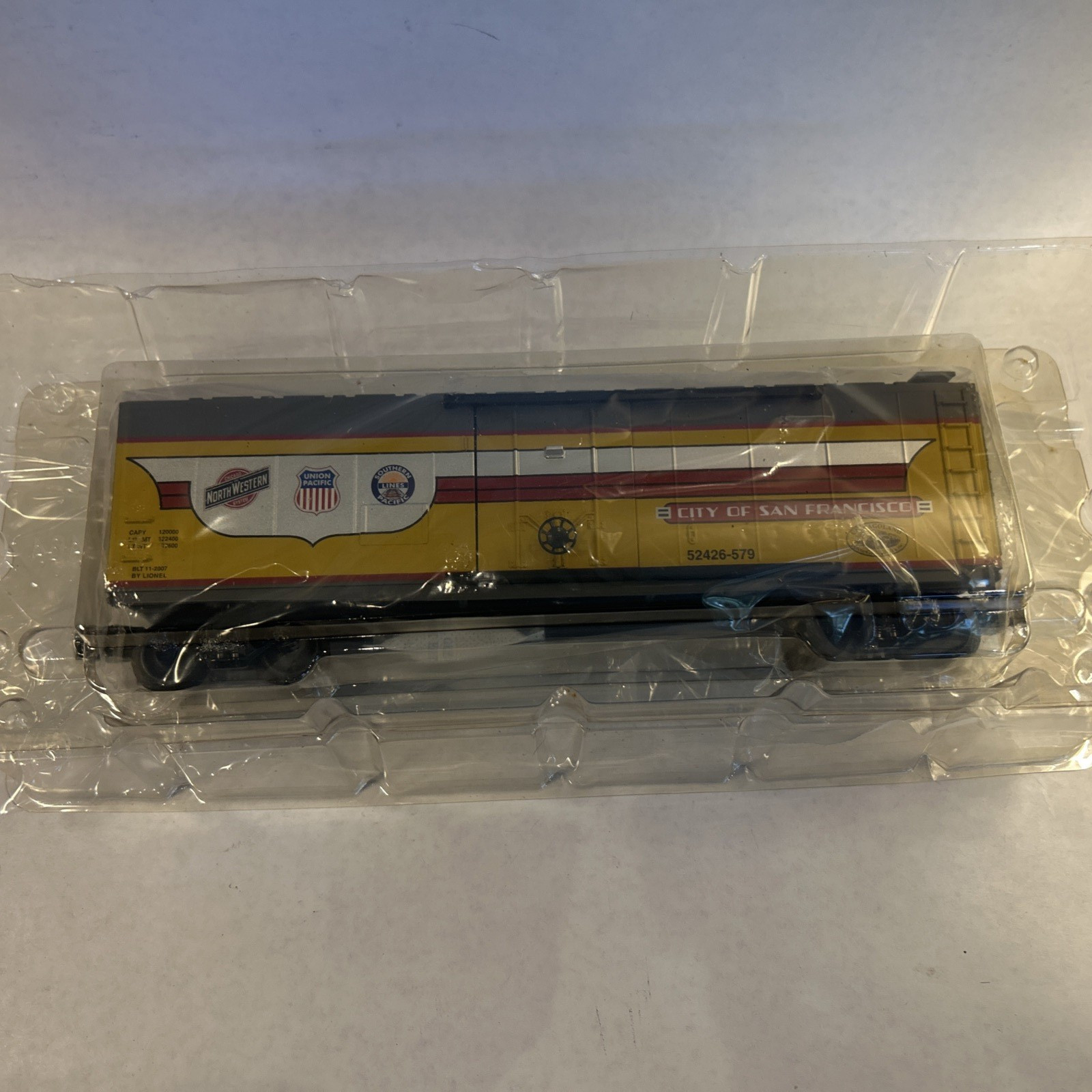 LIONEL 6-52426 UP CLRRC City of San Francisco Boxcar- O Gauge – 2007 – NIB