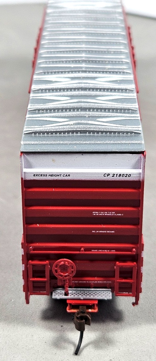 HO Scale 60′ Rib Side Double Plug Door High Cube Boxcar CP Canadian Pacific