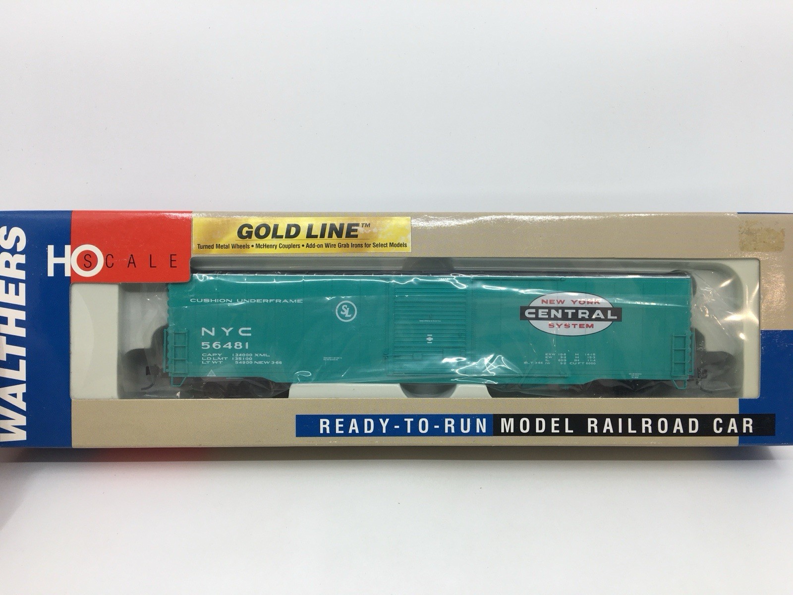 HO Walthers 932-35515 New York Central Pullman 60’ Auto Boxcar NYC #56481