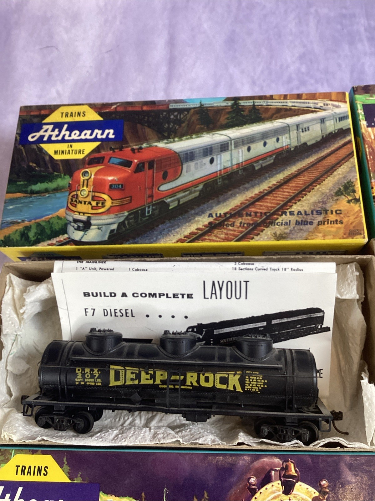 Lot Of 4 Various HO Scale Athearn Kits #5405, 1552, 5423 Etc