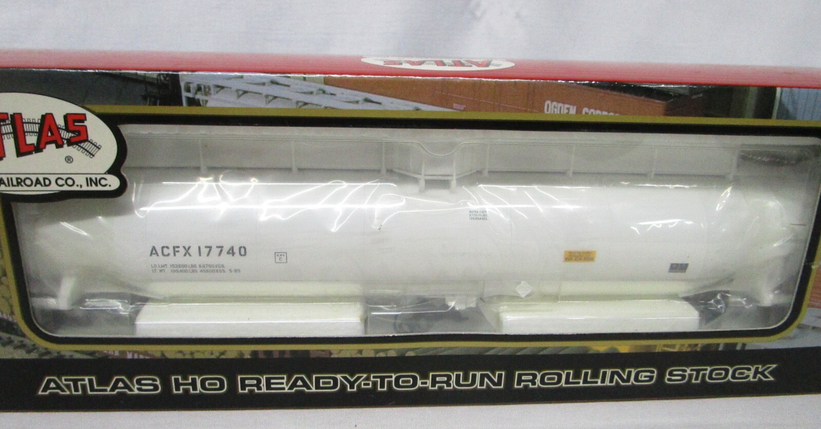 Atlas HO Scale ACFX 33K Gallon Liquified Petroleum Tank Car #17740 NOS Sealed