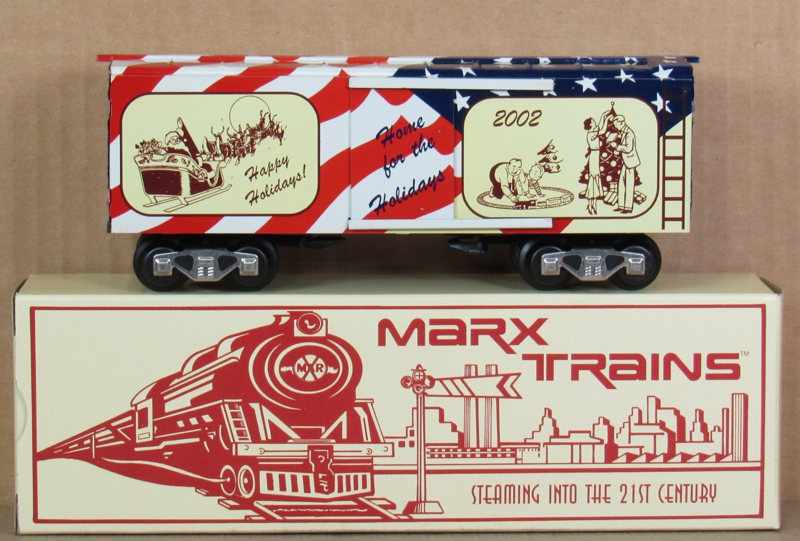 New/Modern Marx 76211 Christmas in America Boxcar (2002) O-Gauge NOS