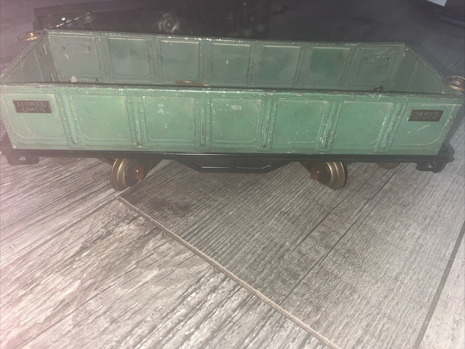 Lionel Lines 512 Standard Gauge Prewar Peacock Open Gondola Freight Car