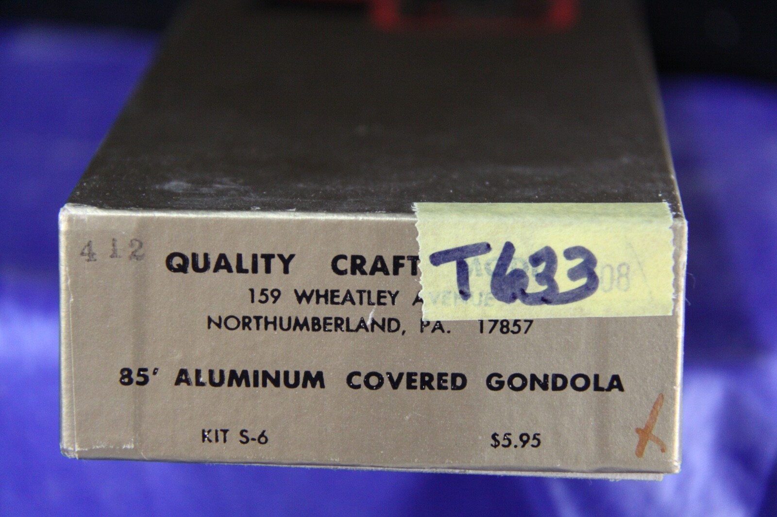 633 – Quality Craft – 85′ Aluminum Covered Gondola – Southern Pacific – [S-7]