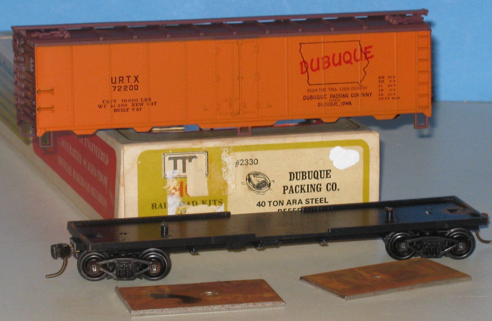 TM HO 40′ Reefer Car Kit, DUBUQUE, #72200
