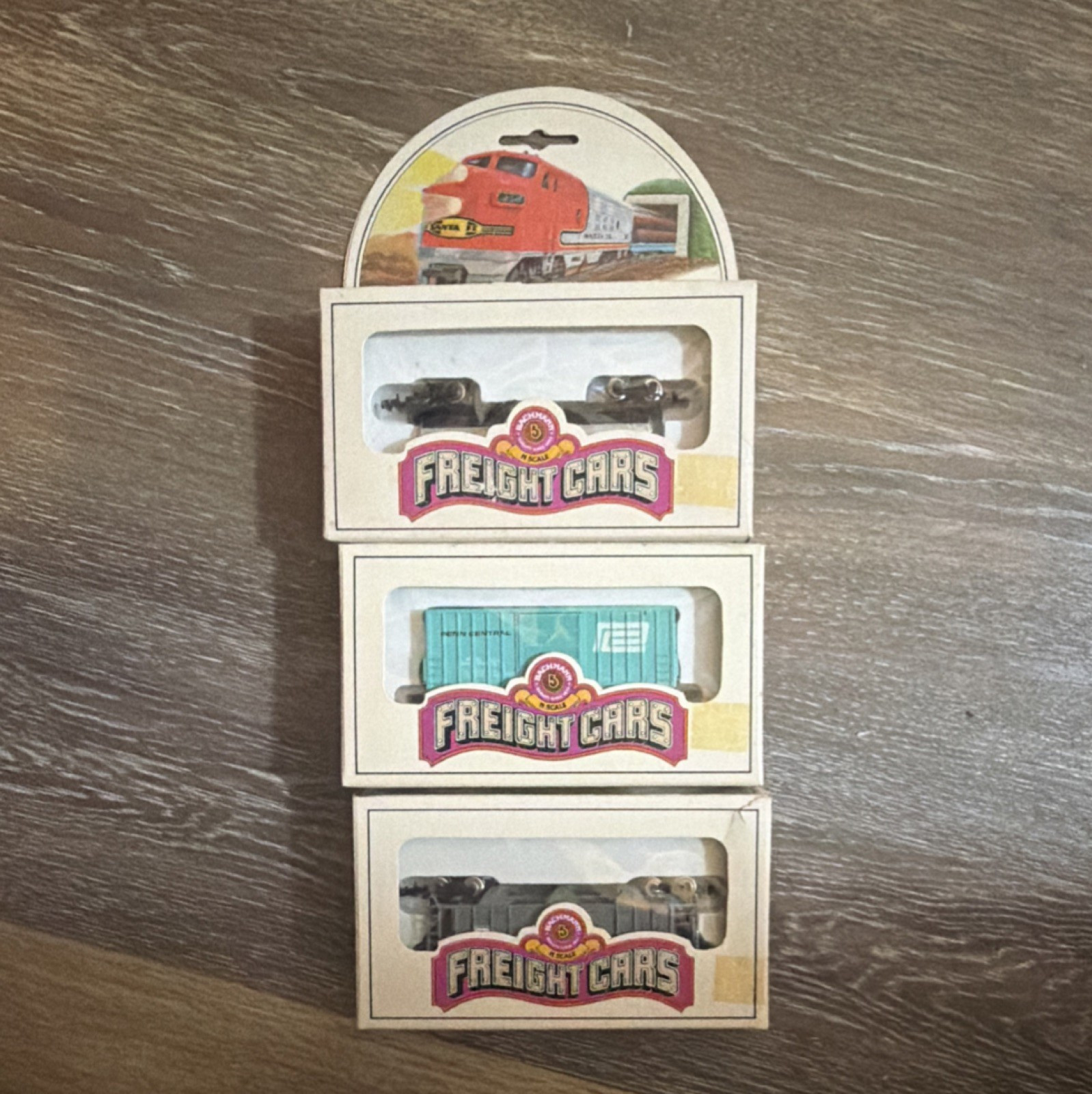 Freight Cars N Gauge Freight Car Set 3 Pack Assorted Styles Multicolor Pre-built