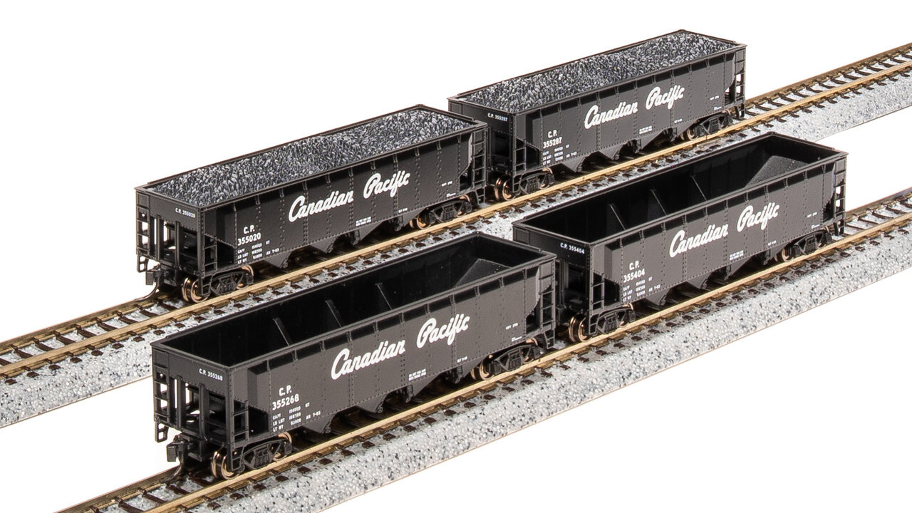 Broadway Limited 7435 N Scale CP ARA 70-Ton Quad Hopper Fantasy Paint Scheme (4)