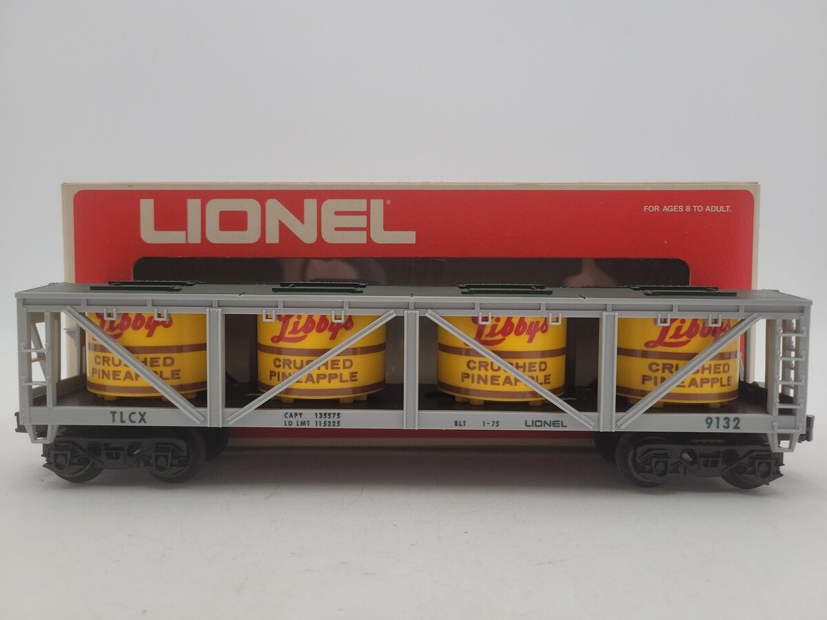 Lionel 6-9132 O Gauge Libbys Crushed Pineapple Vat Car EX/Box