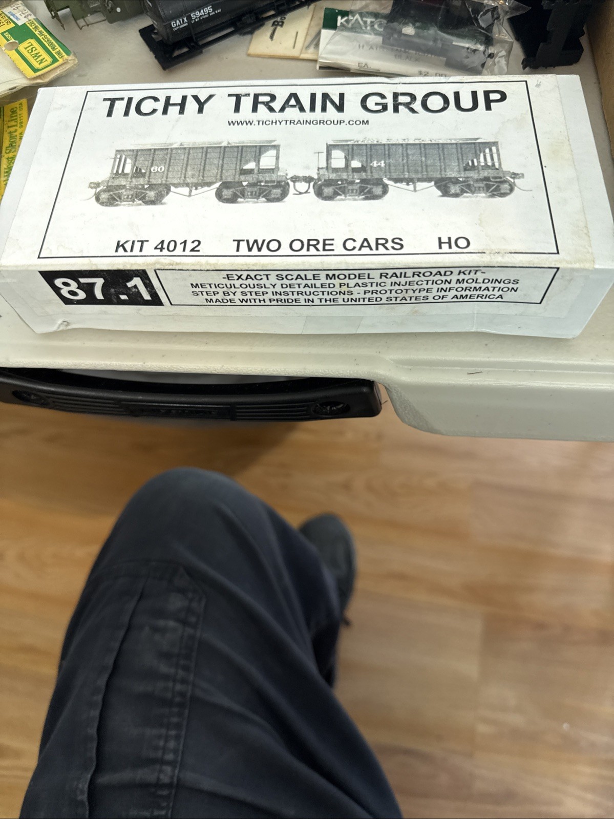 HO Scale Tichy Train Group Kit 4012 Two Ore Cars New