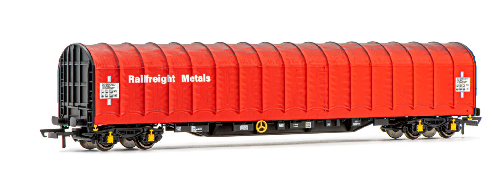 Rivarossi HO HR6495 BR 4-axle tarpaulin wagon ‘Railfreight Metal’ era 4