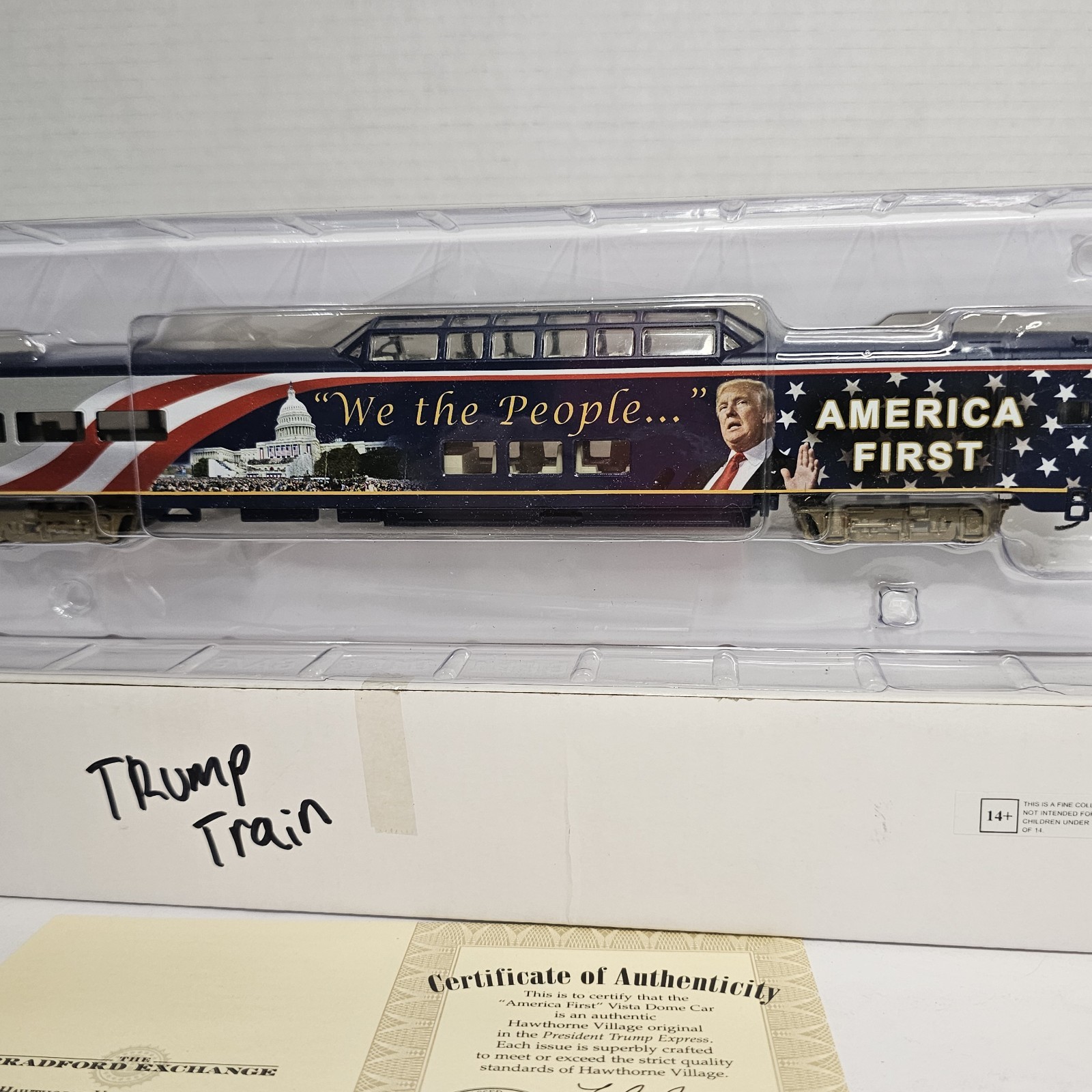 Hawthorne Village President Trump Express America First HO Train Car #007