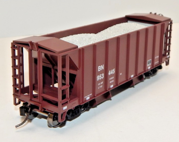 Bowser HO #43652 Burlington Northern 70-Ton Ballast Hopper RTR #953445 NEW