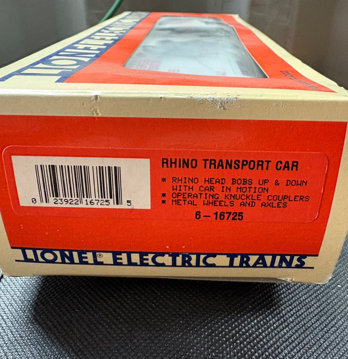 Lionel 6-16725 Rhino Transport Car