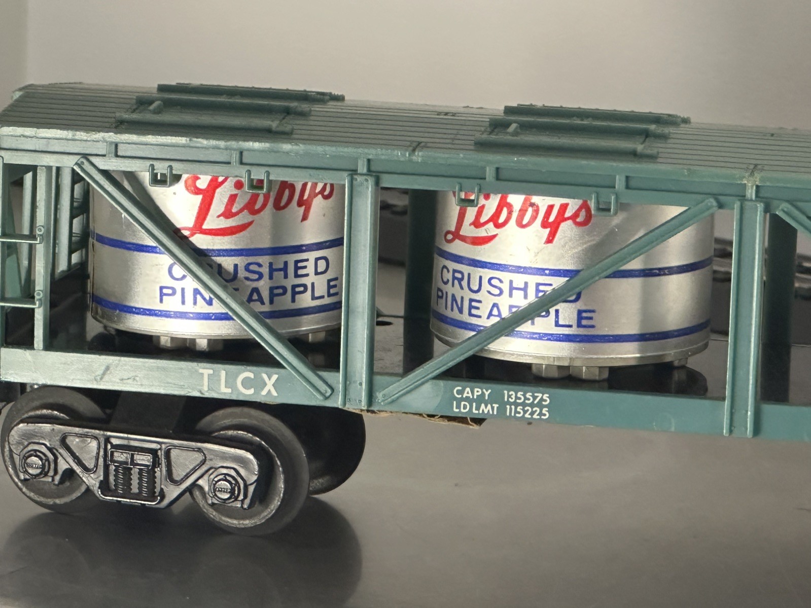 EXTREMELY RARE – 63-6475 Lionel AQUA Body Pickles Car – O Scale – AQUA