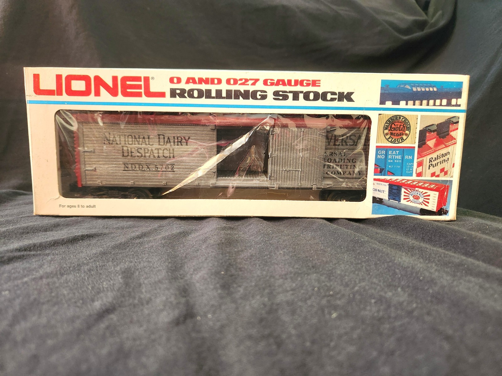 Lionel 6-5702 National Dairy Despatch Reefer, O Scale, Rolling Stock, NOS