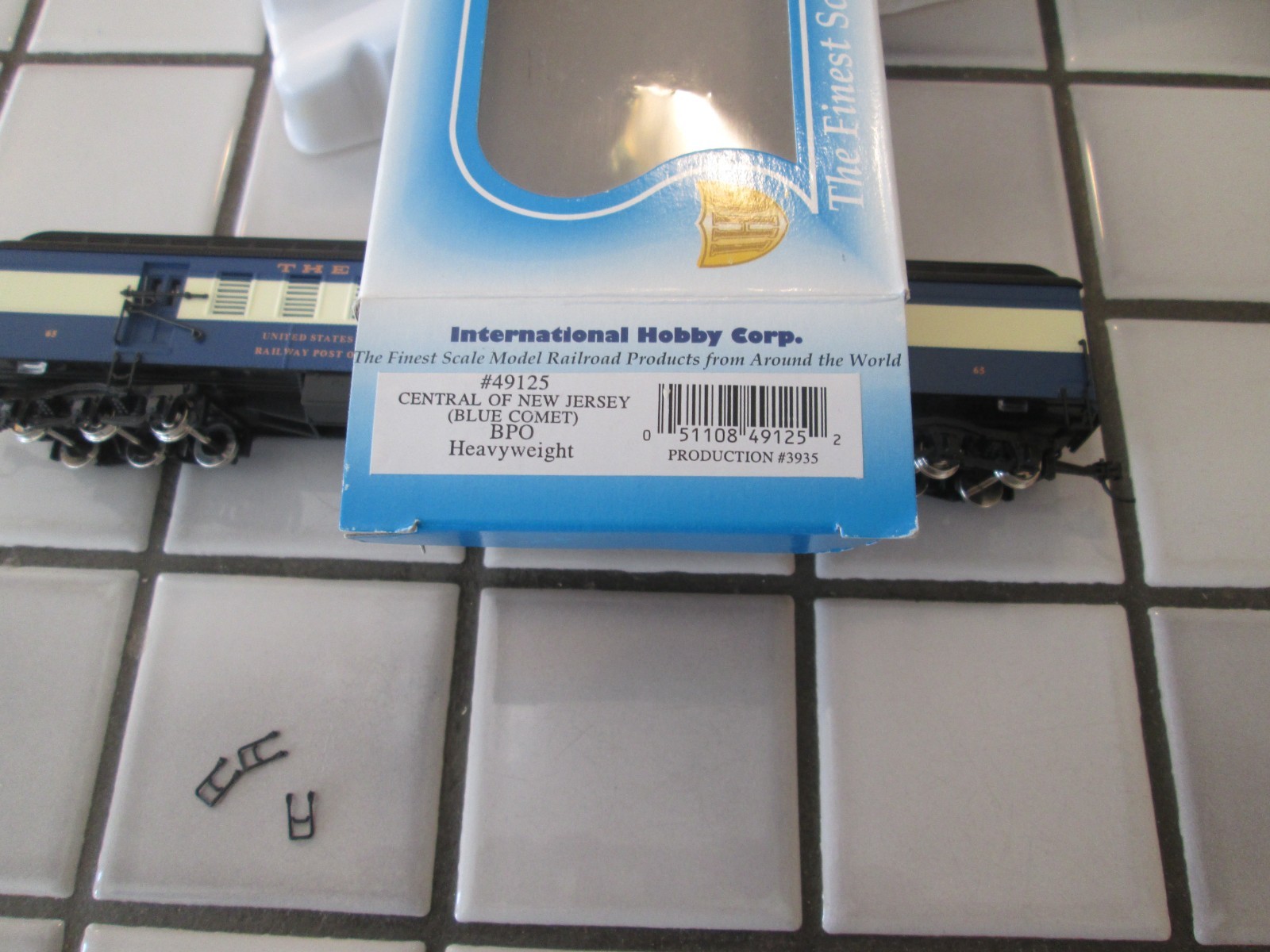 IHC CENTRAL OF NEW JERSEY BLUE COMET PASSENGER BPO CAR HO SCALE