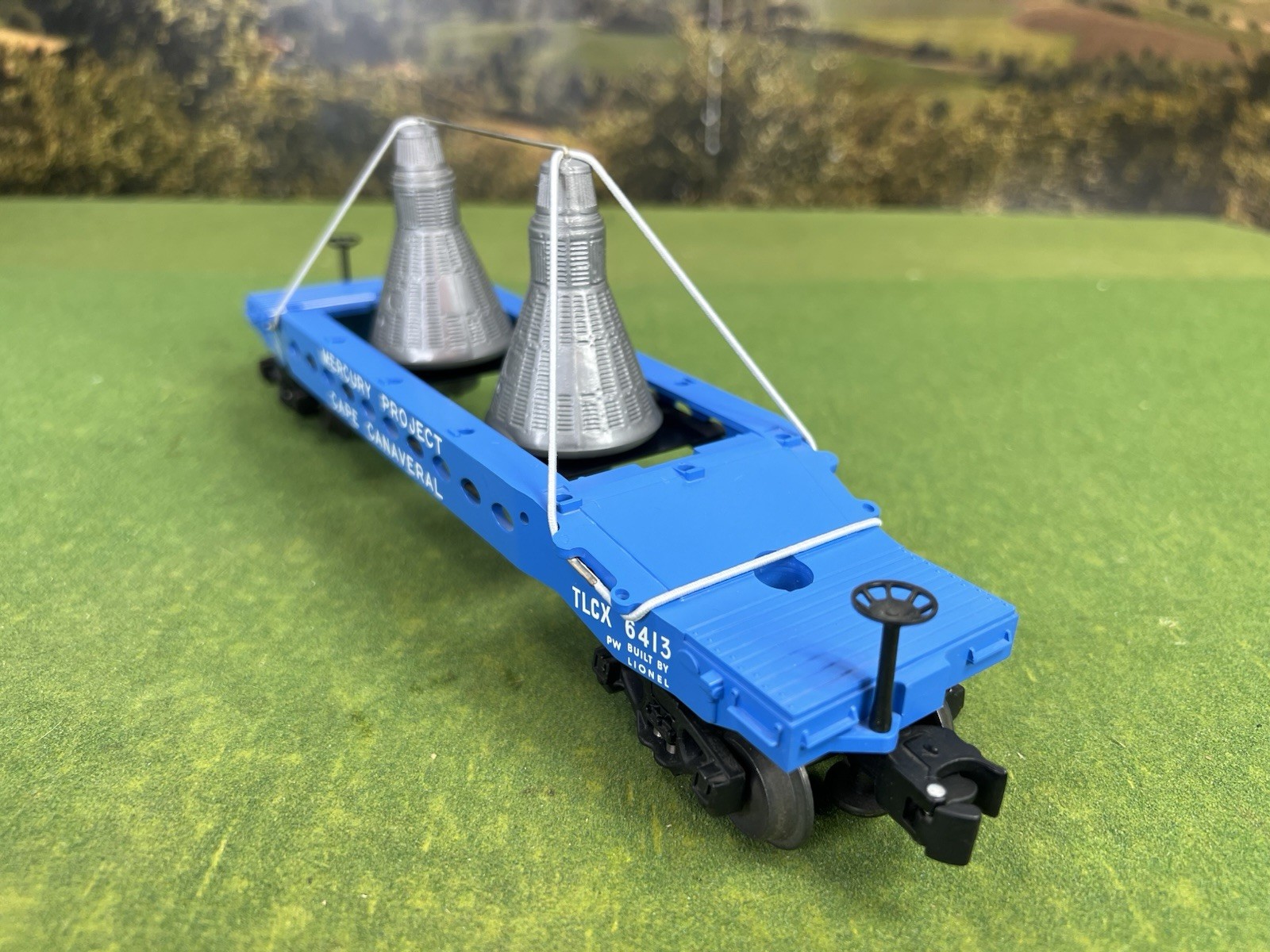LIONEL 6-26026 PWC MERCURY CAPSULE CARRYING CAR #6413 O GAUGE NIB