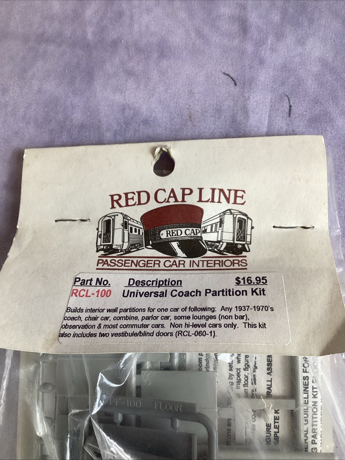 State Line 3 in 1 DFG Gondola HO Scale Kit. Meadow Grass & Coach Partition Kit