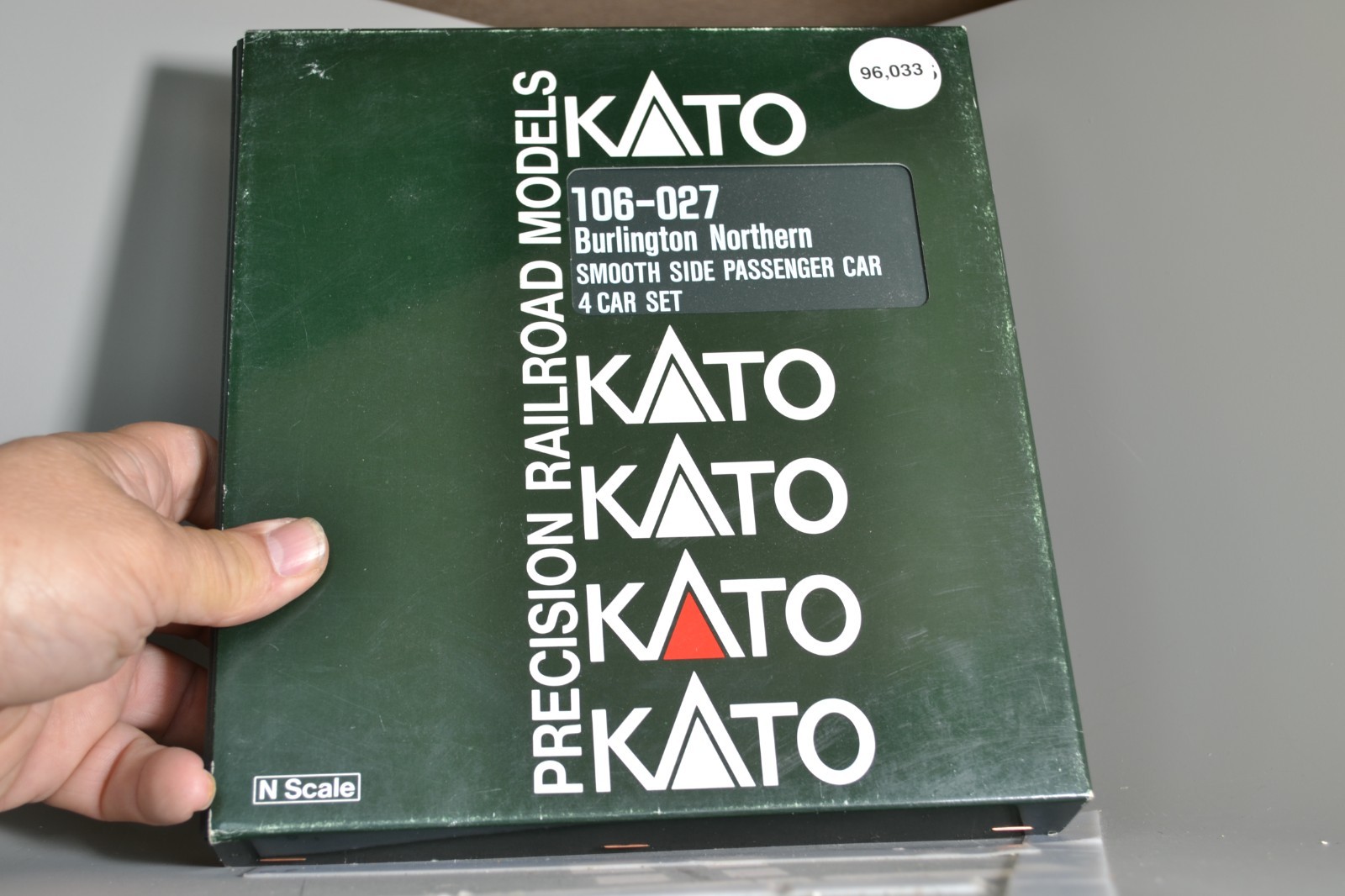 96033 N Scale KATO BN BURLINGTON NORTHERN 4 CAR SET