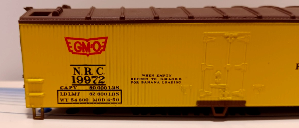 HO SCALE WALTHERS GM&O 40′ DS Wood Reefer #19972 New kit in Box !!