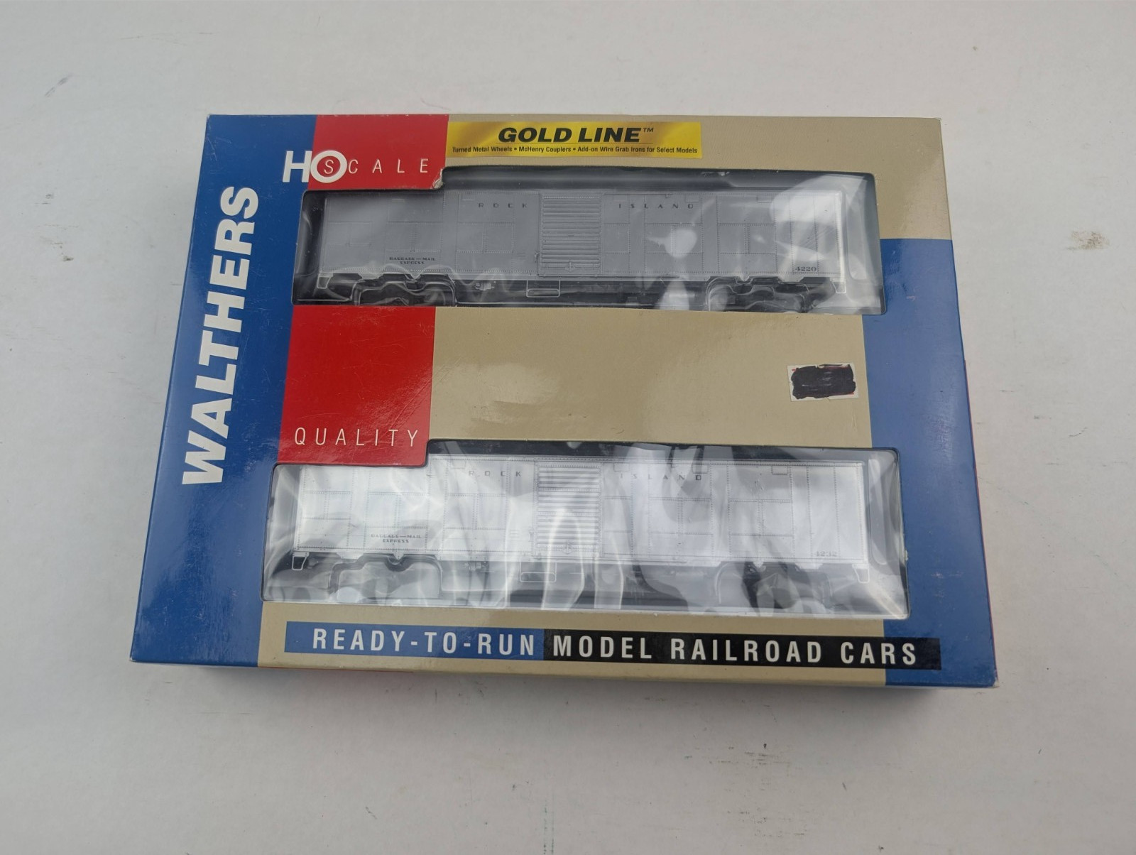 2-Pack – Walthers HO-Scale 932-24164 NYC/Rock Island Express Car Rock Island