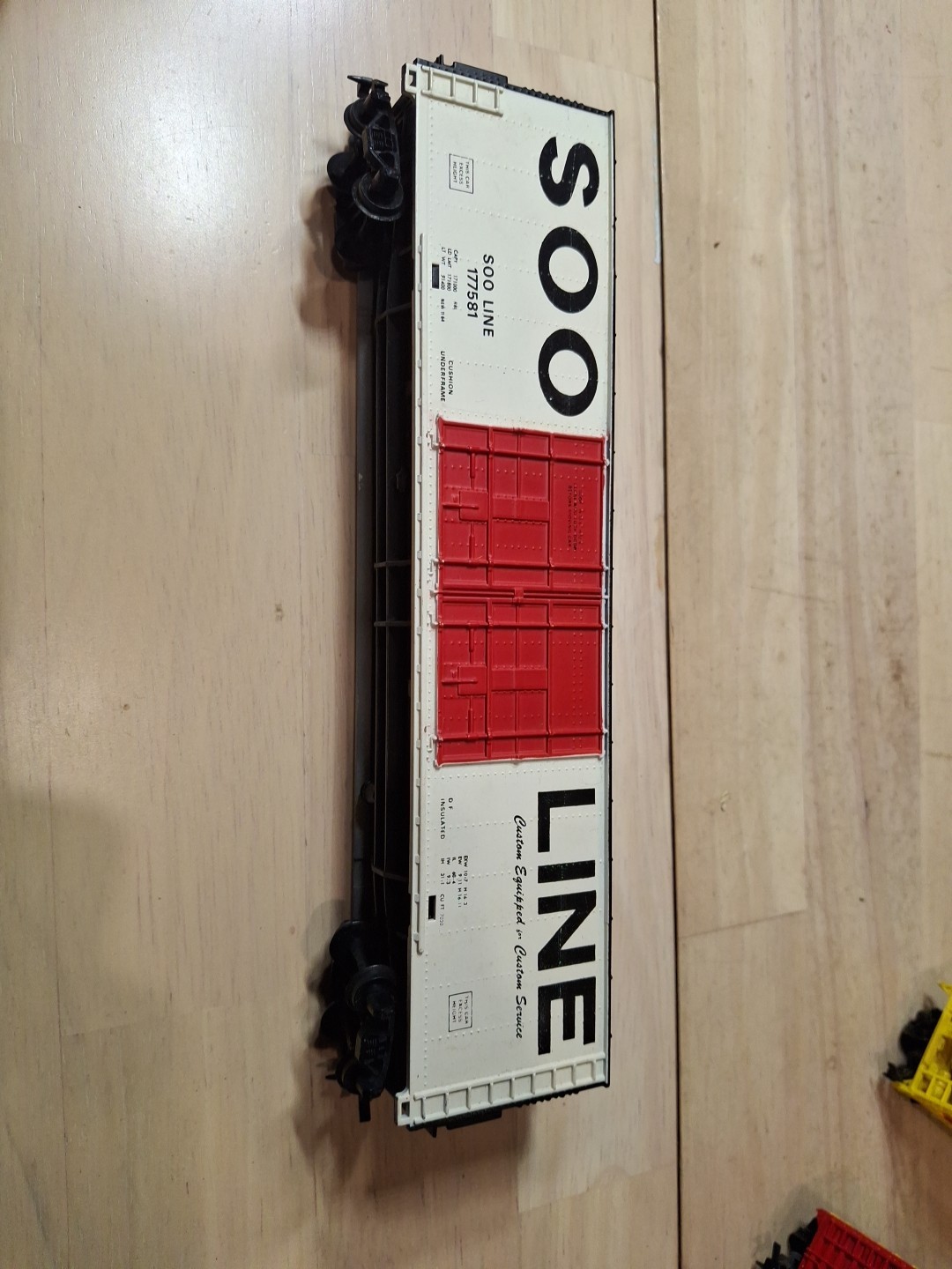 Lot of 5 TYCO HO Boxcars – Old Dutch, Ajax, Hunt’s, Soo Line – Hong Kong