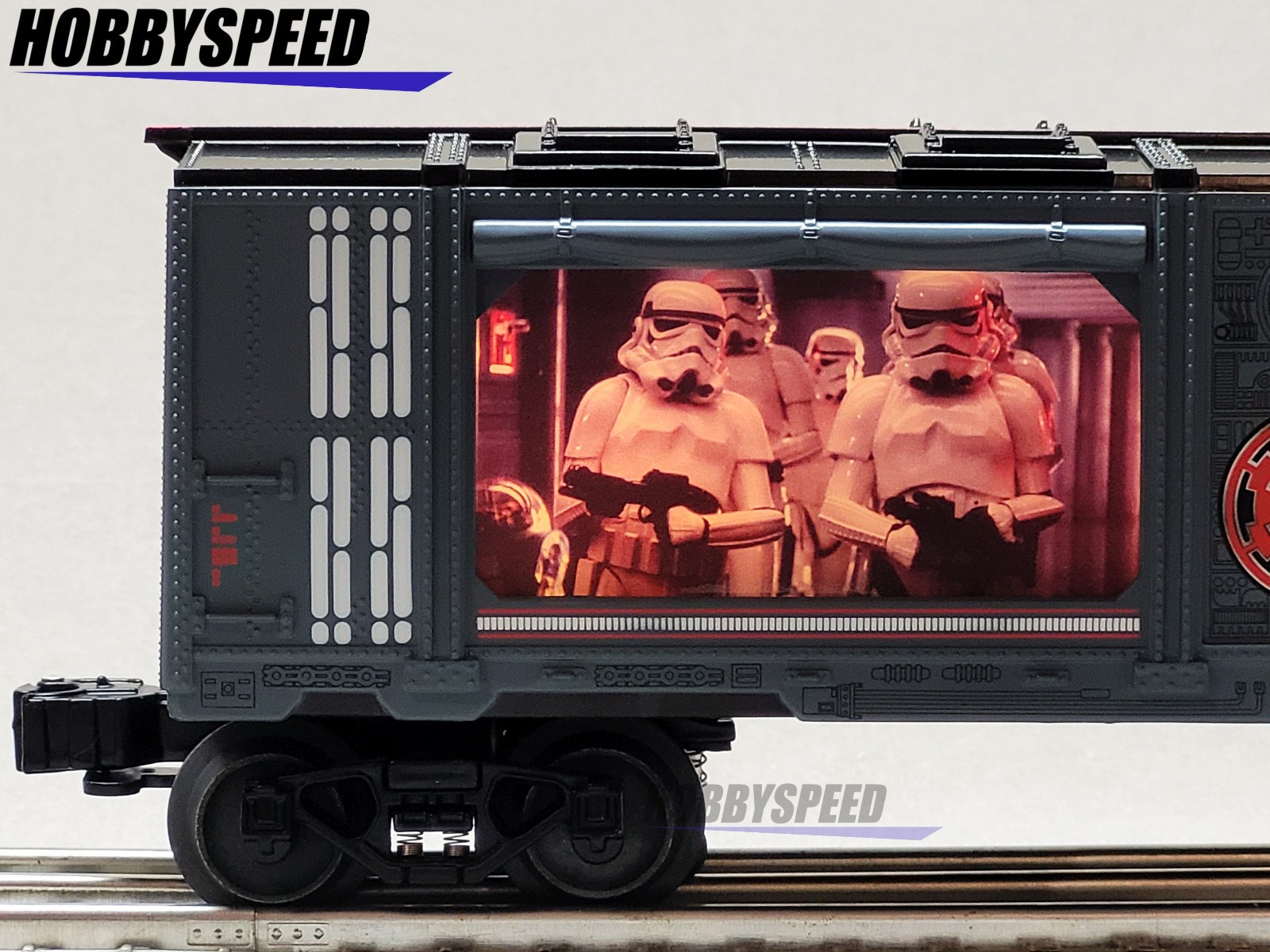LIONEL STAR WARS EMPIRE STORM TROOPER AT-AT BOXCAR O GAUGE 2523030-STRM NEW