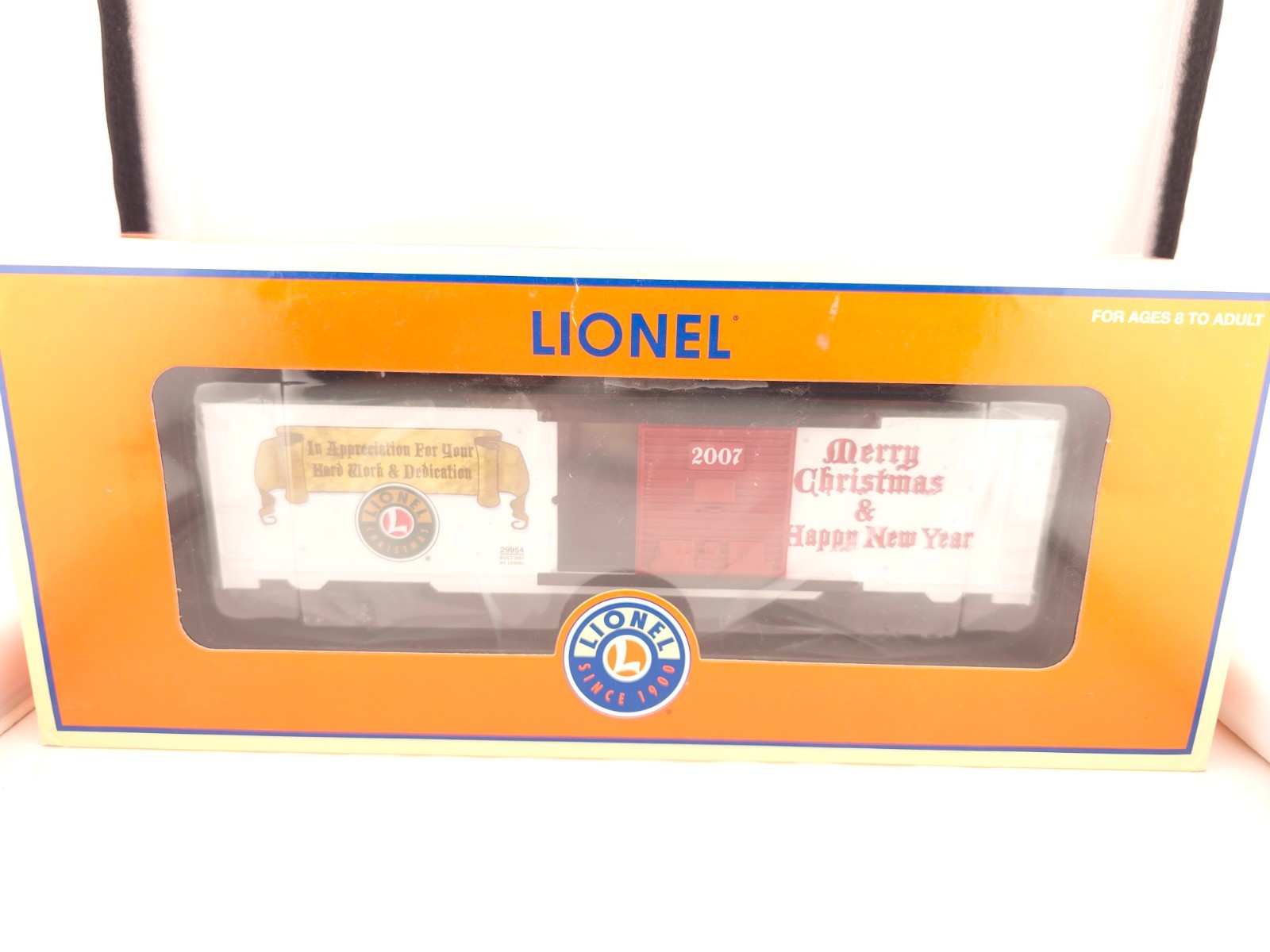 Lionel O Gauge 6-29954 2007 Dealer’s Christmas Box Car NEW Model Train Car