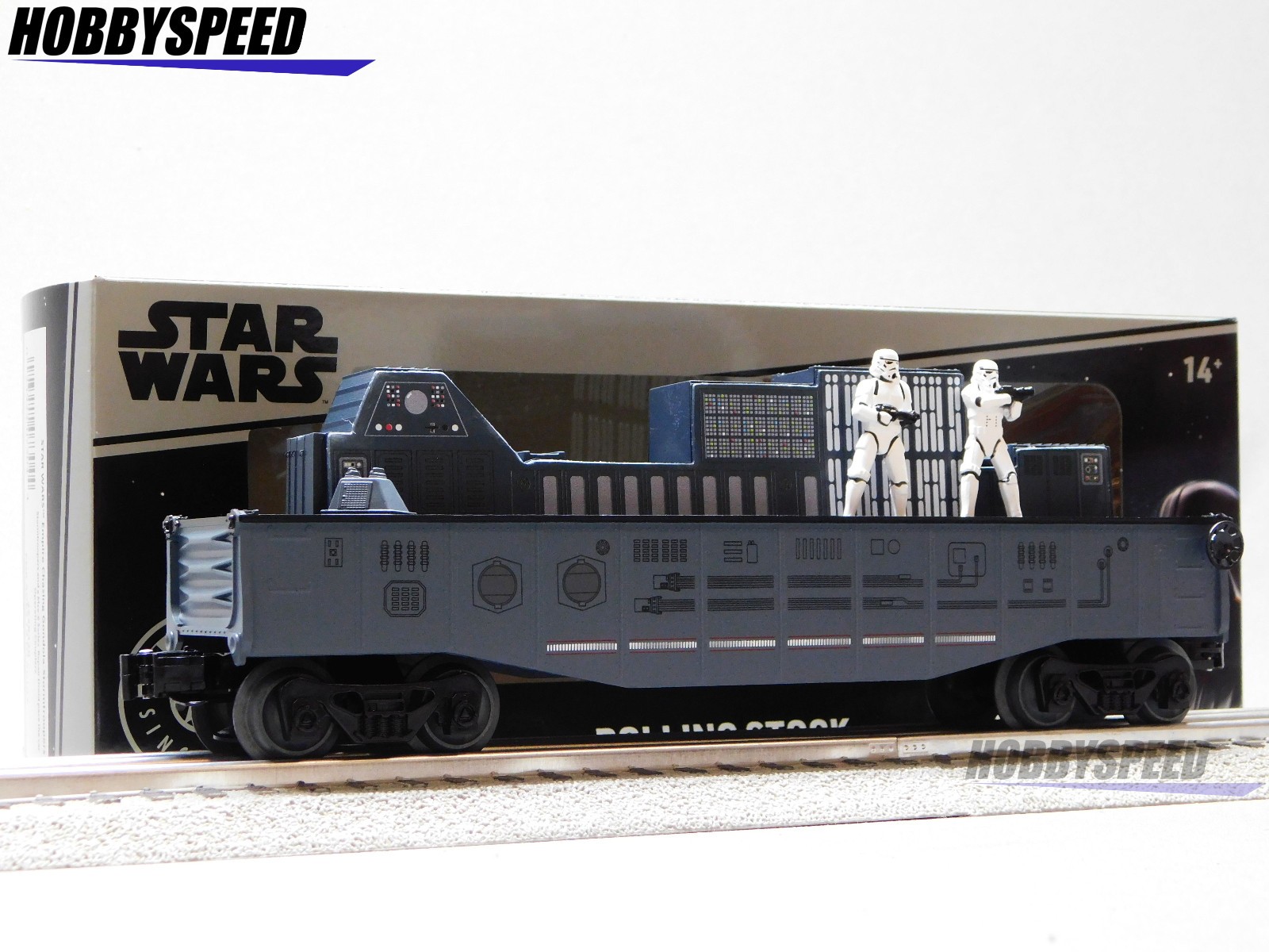 LIONEL STAR WARS STORMTROOPERS/EMPIRE CHASING GONDOLA O GAUGE train 2528320 NEW