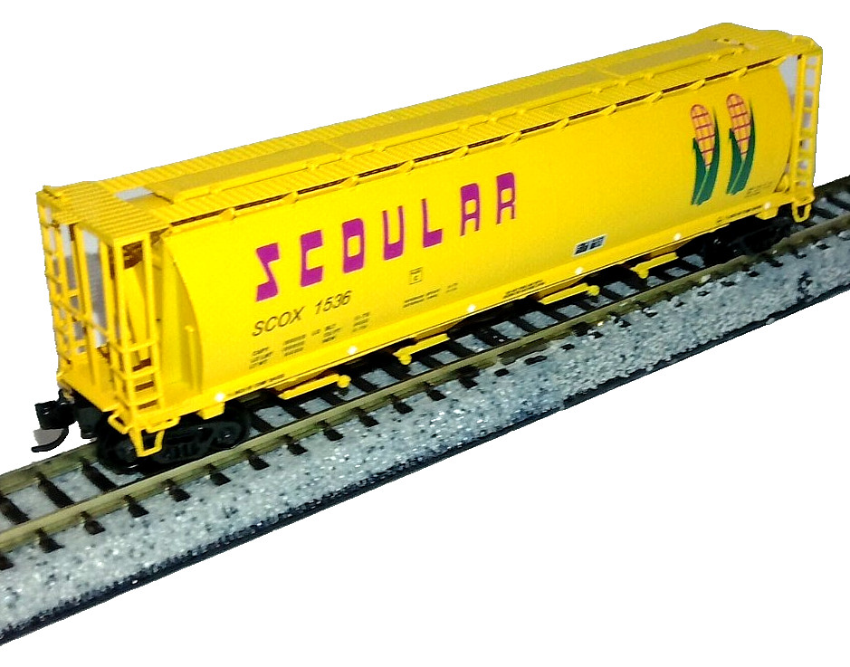 NEW InterMountain N-Scale Scoular Cylindrical Covered Hopper Car (65106-10)