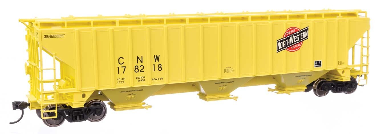 Walthers HO ~ Chicago North Western ~ 57′ Trinity 4750 Covered Hopper #178218