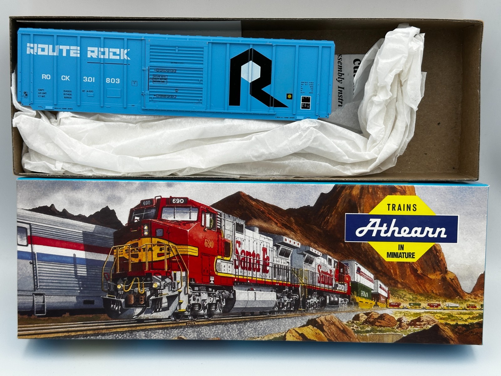 Athearn Route ROCK Island Blue 301803 Pullman Standard PS 5344 50′ Box Car 5826