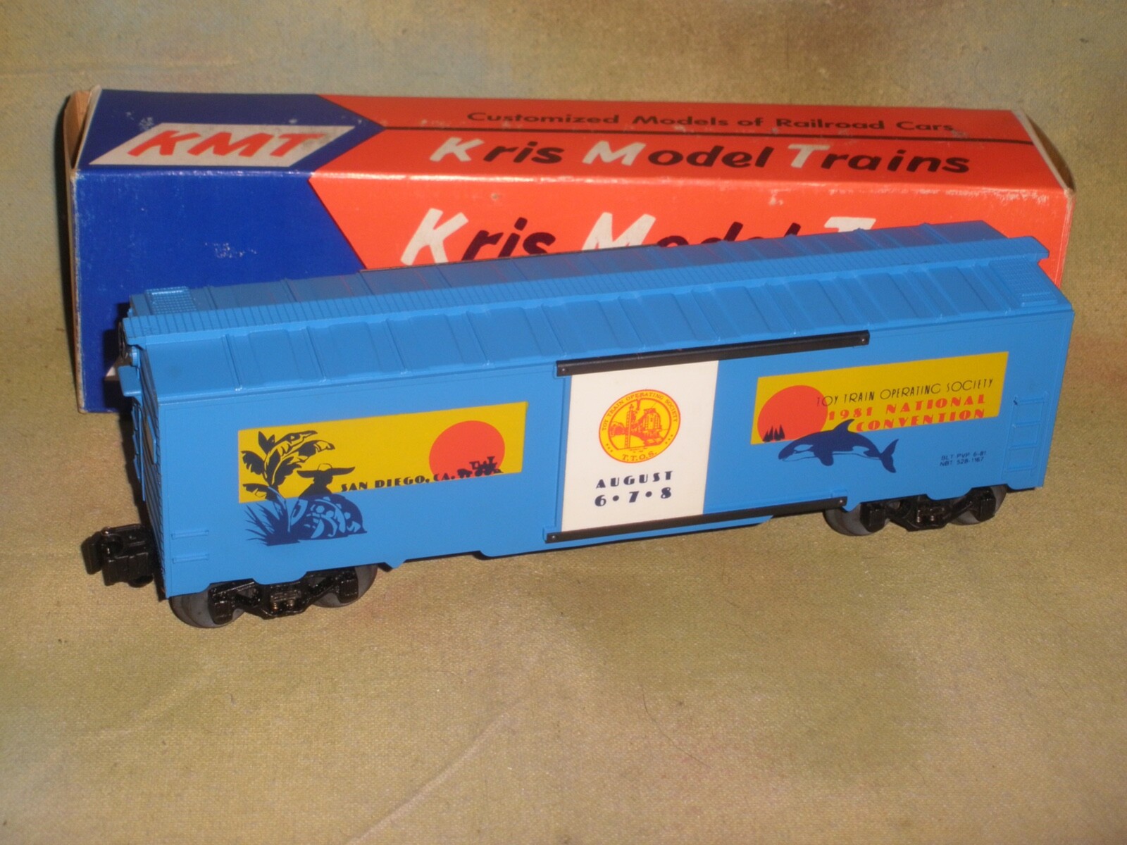 Kris Model Trains TTOS 1981 Convention O Scale Box Car