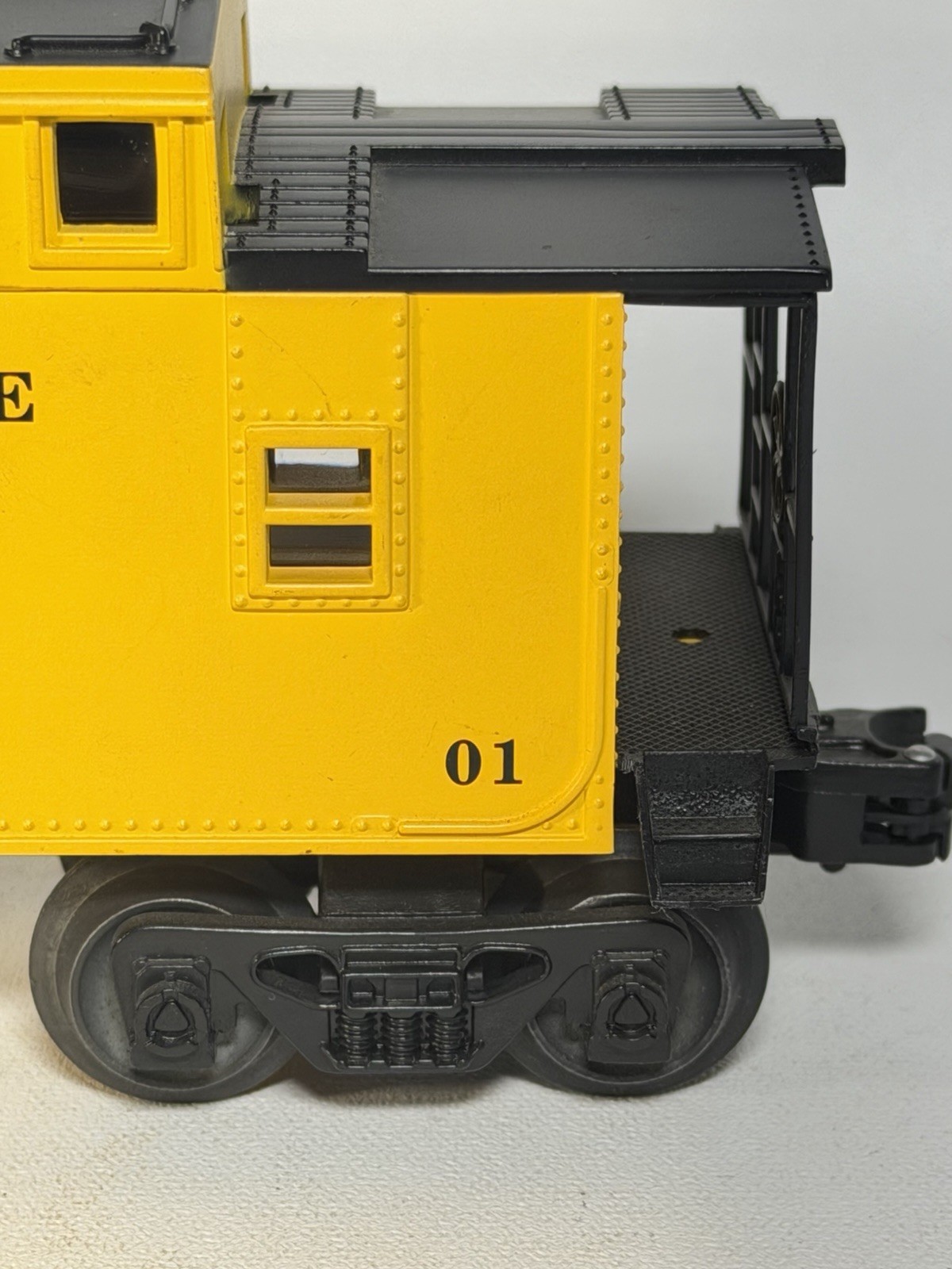 Lionel Copper Range #01 Yellow Caboose 0 Gauge 6-36541 Not Tested