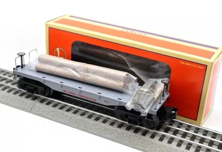 Lionel 6-16963 6411 Lionel Corporation Flatcar with Logs NIB