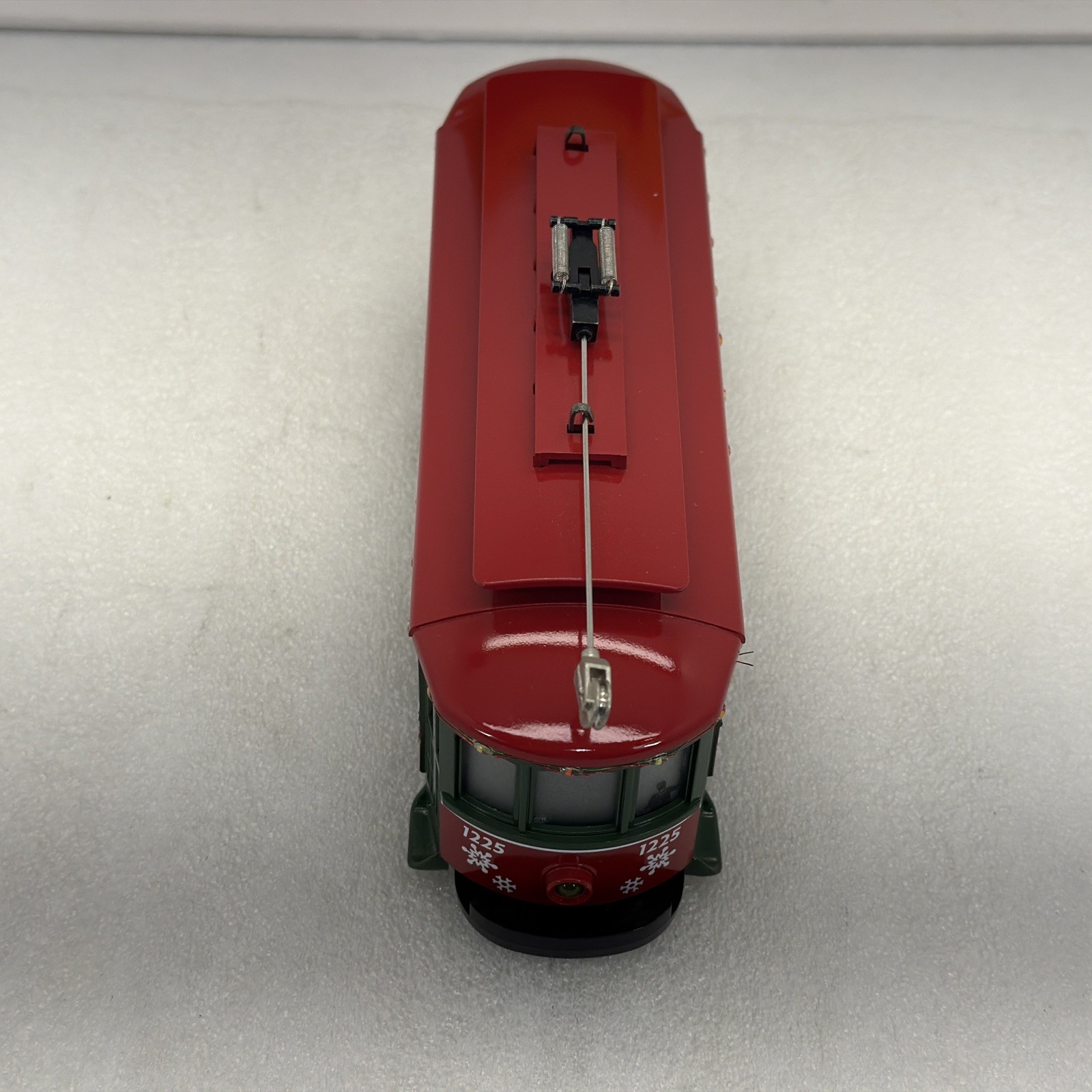 MTH RailKing 30-5227 Christmas Bump-n-Go Trolley Multi-Colored LED Lights New O