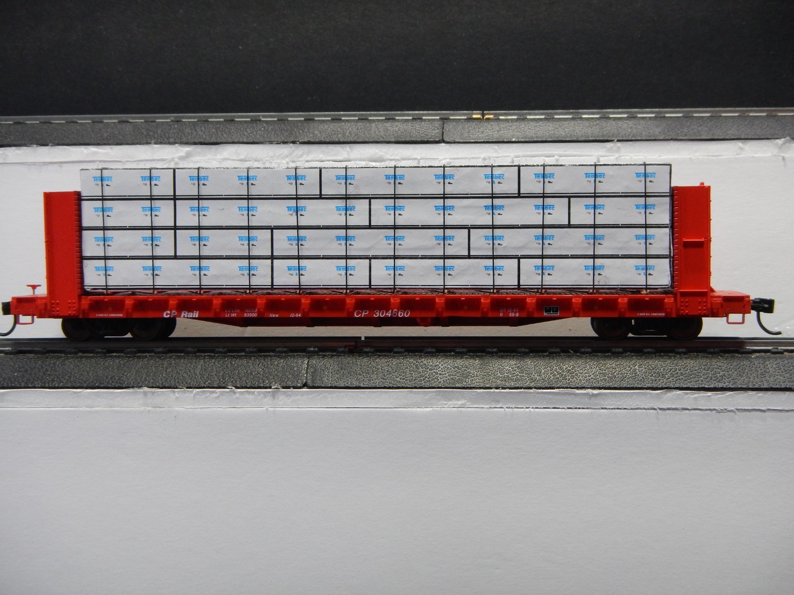 Solid Wood Wrapped Load for Walthers 60’ Pullman Standard/53’ GSC Bulkhead Cars