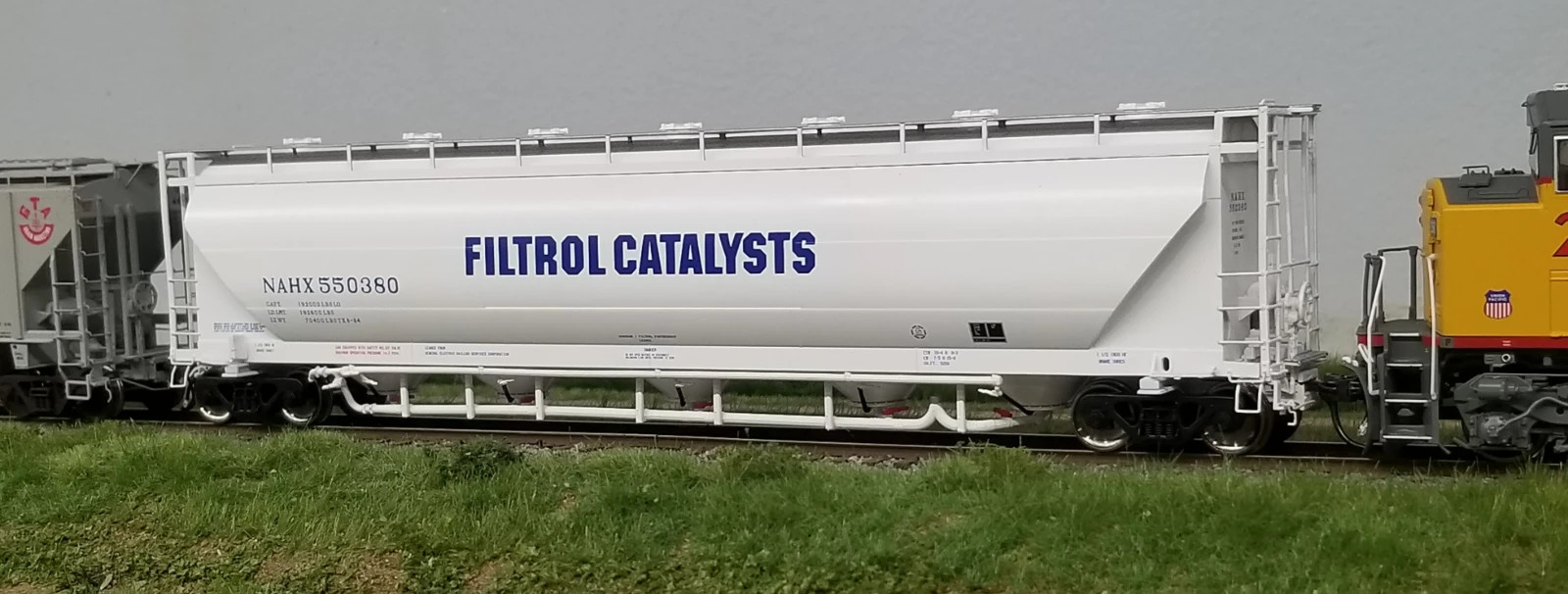 PRAIRIE SHADOWS HO NACC PD5000 Covered Hopper NAHX Filtrol Catalysts 1984+