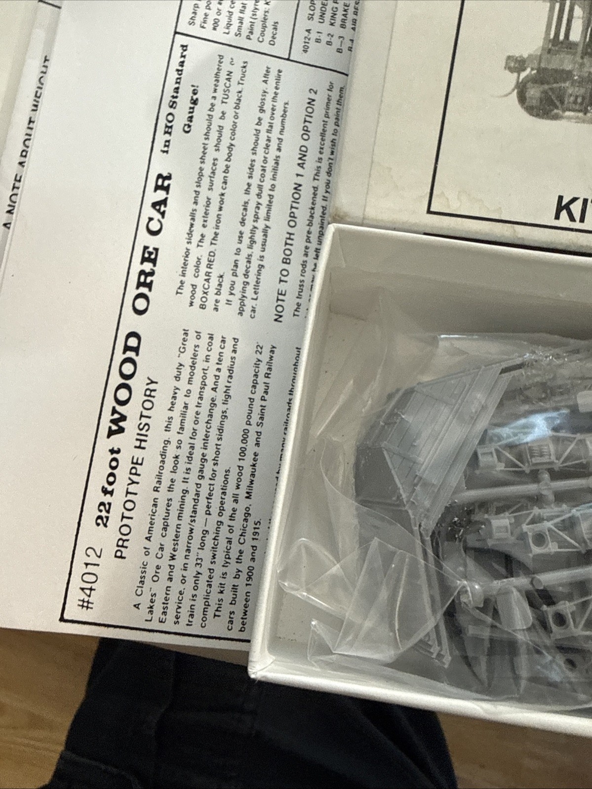 HO Scale Tichy Train Group Kit 4012 Two Ore Cars New
