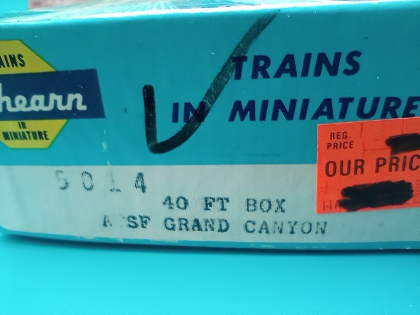 ATHEARN HO SANTA FE THE GRAND CANYON LINE 40′ BOX CAR ATSF 145385 READY TO GO